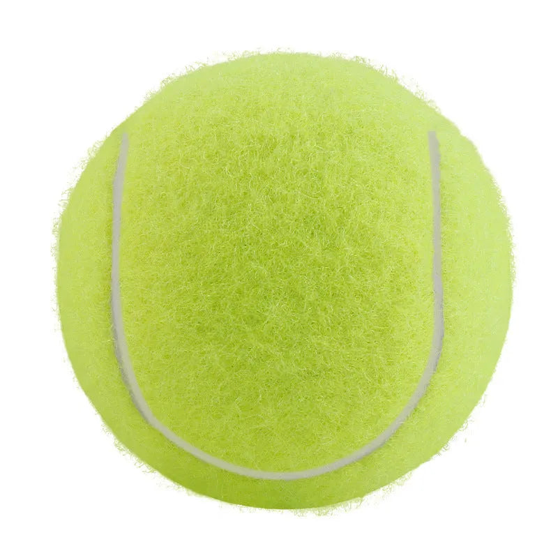 6.3cm bright coloured rubber dog tennis ball for bite-resistant fetch play