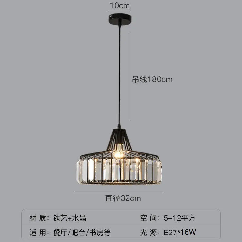 Modern light luxury crystal sun lamp ceiling light in gold or black finish with LED source