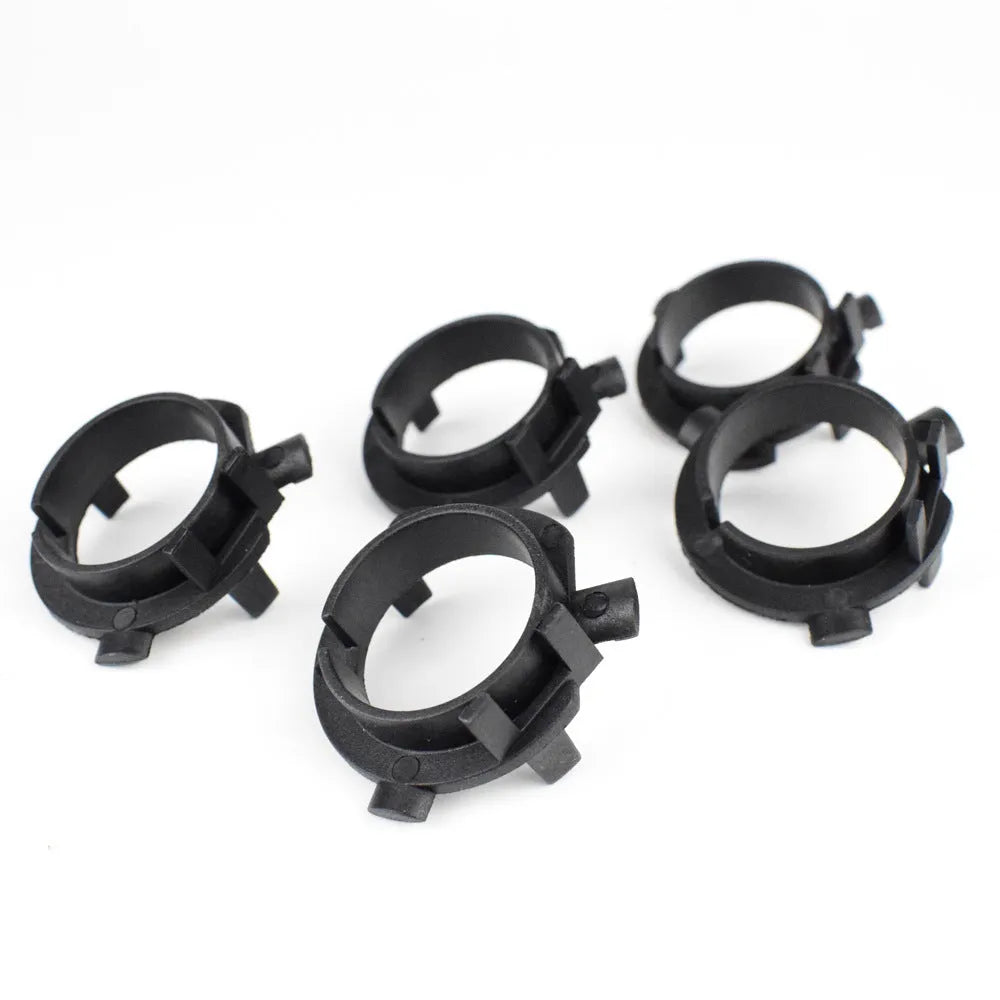 Black ABS car LED headlight card holder showing compact design for multiple vehicle models