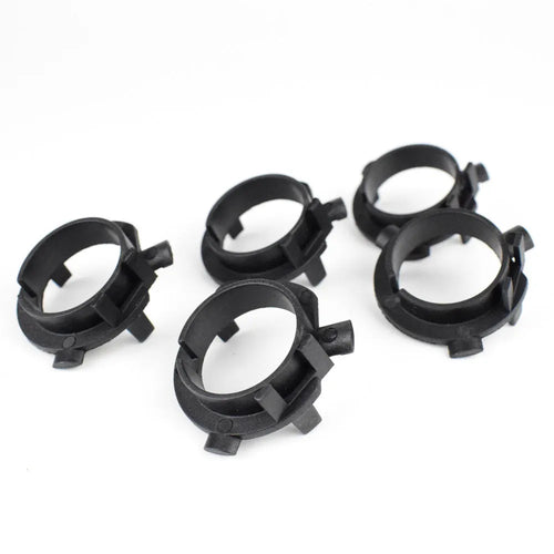 Black ABS car LED headlight card holder showing compact design for multiple vehicle models