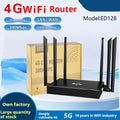 Industrial-grade iron box 4G 3G router showing compact design and connection ports.