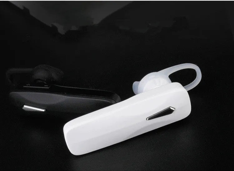 M163 Bluetooth car headset device in black or white colour with call and music controls