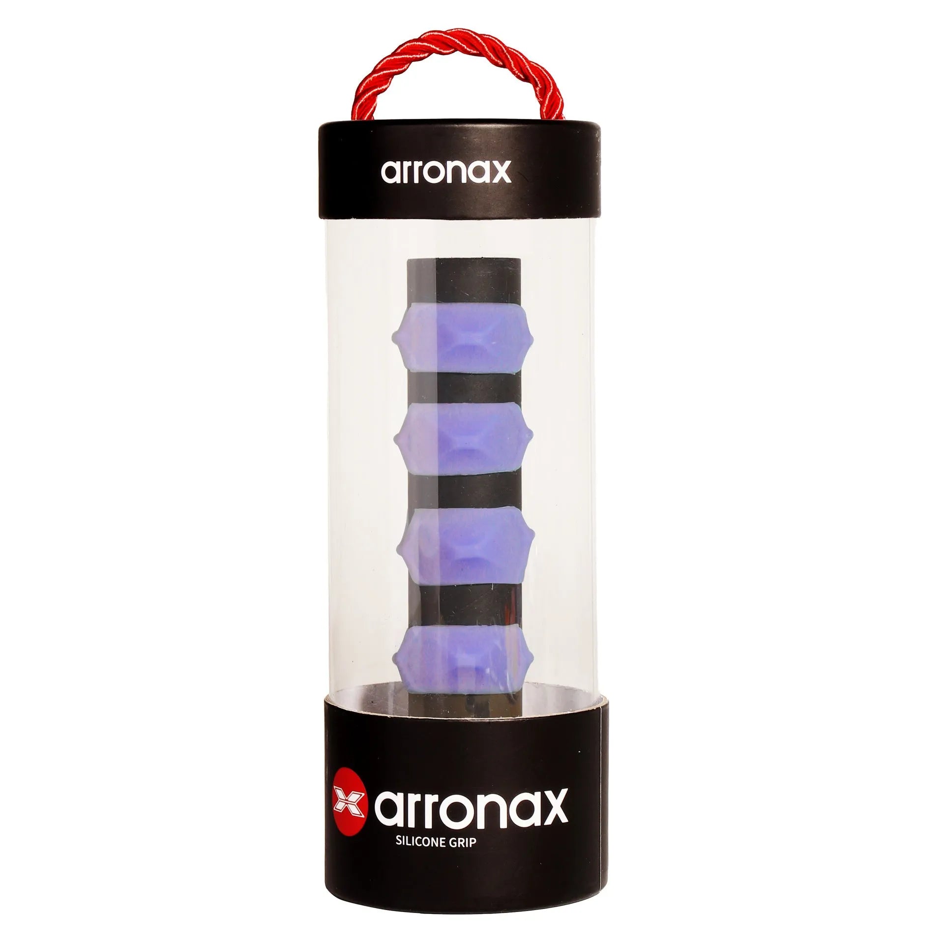Silicone racquet hand rubber buckle in multiple colours with 17.6cm by 6.4cm dimensions