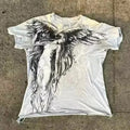 Men's Gothic cartoon print short sleeve t-shirt in colour HQ929.
