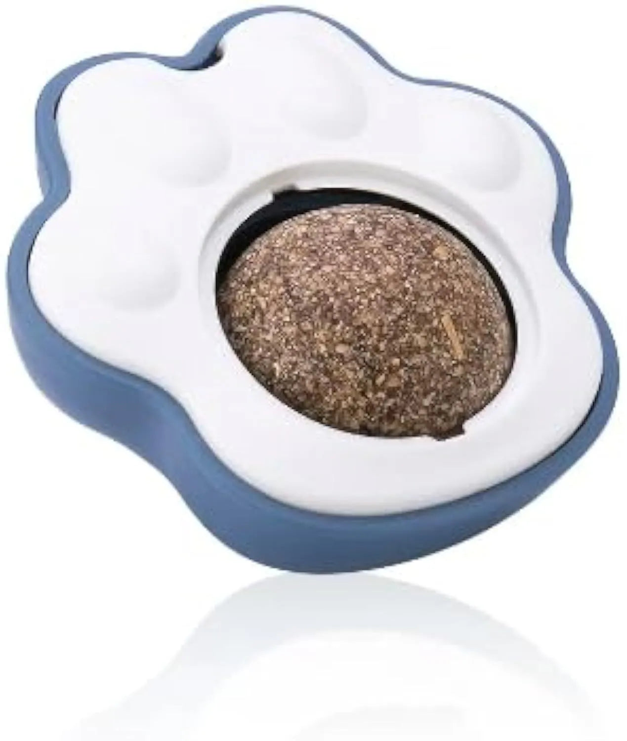 Coloured catnip balls with textured edible vine surface for feline dental cleaning and interactive play