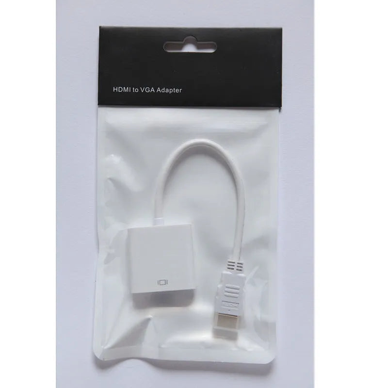 HDMI to VGA adapter cable 0.3 metres length for set-top box connections