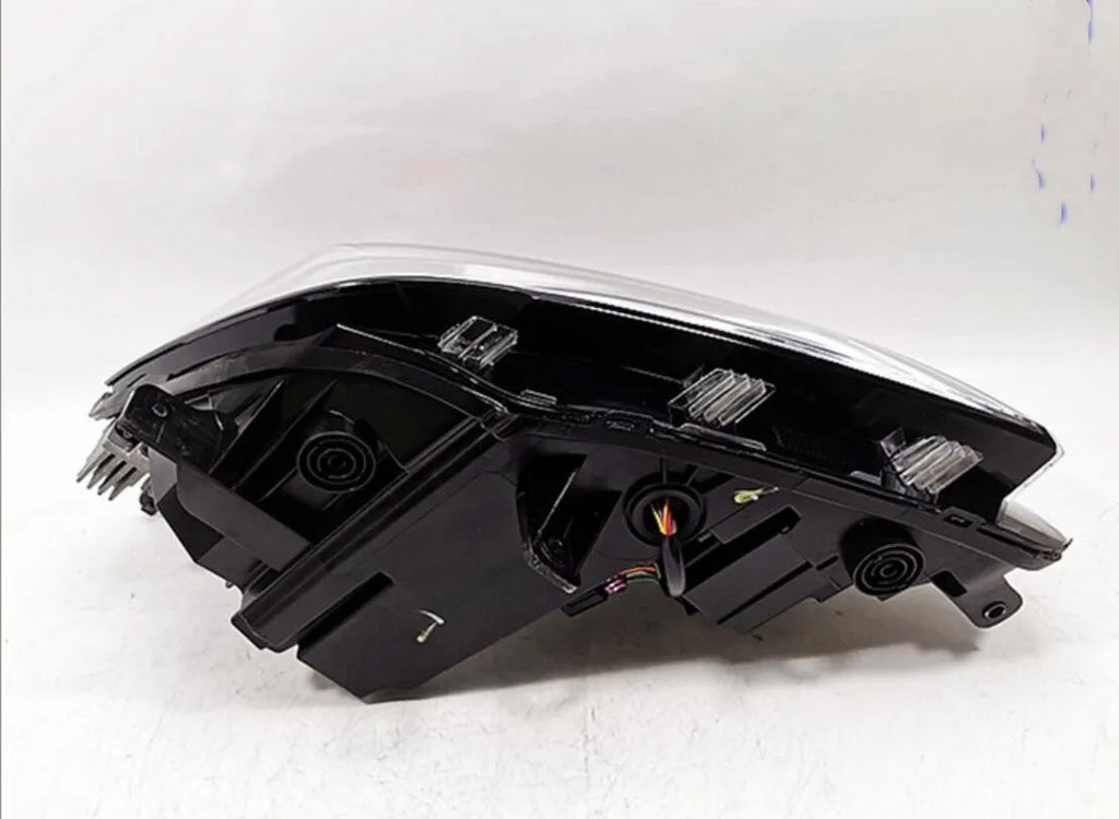 Replacement car headlight with black ABS housing and nine-line lens pattern for 2018-2021 models.