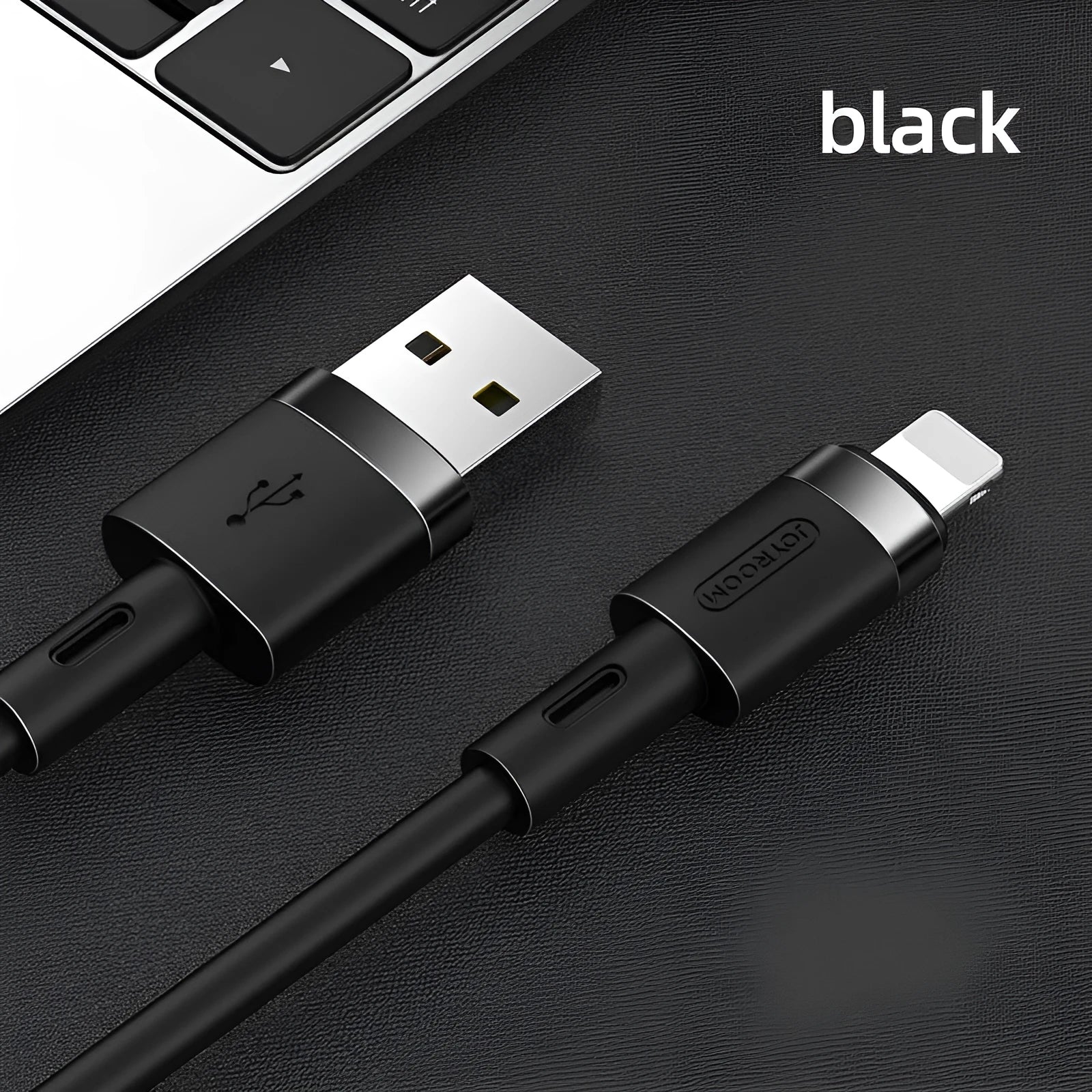 USB Type-C to Type-C cable, 1.2m long, with straight connectors shown in multiple colour options.
