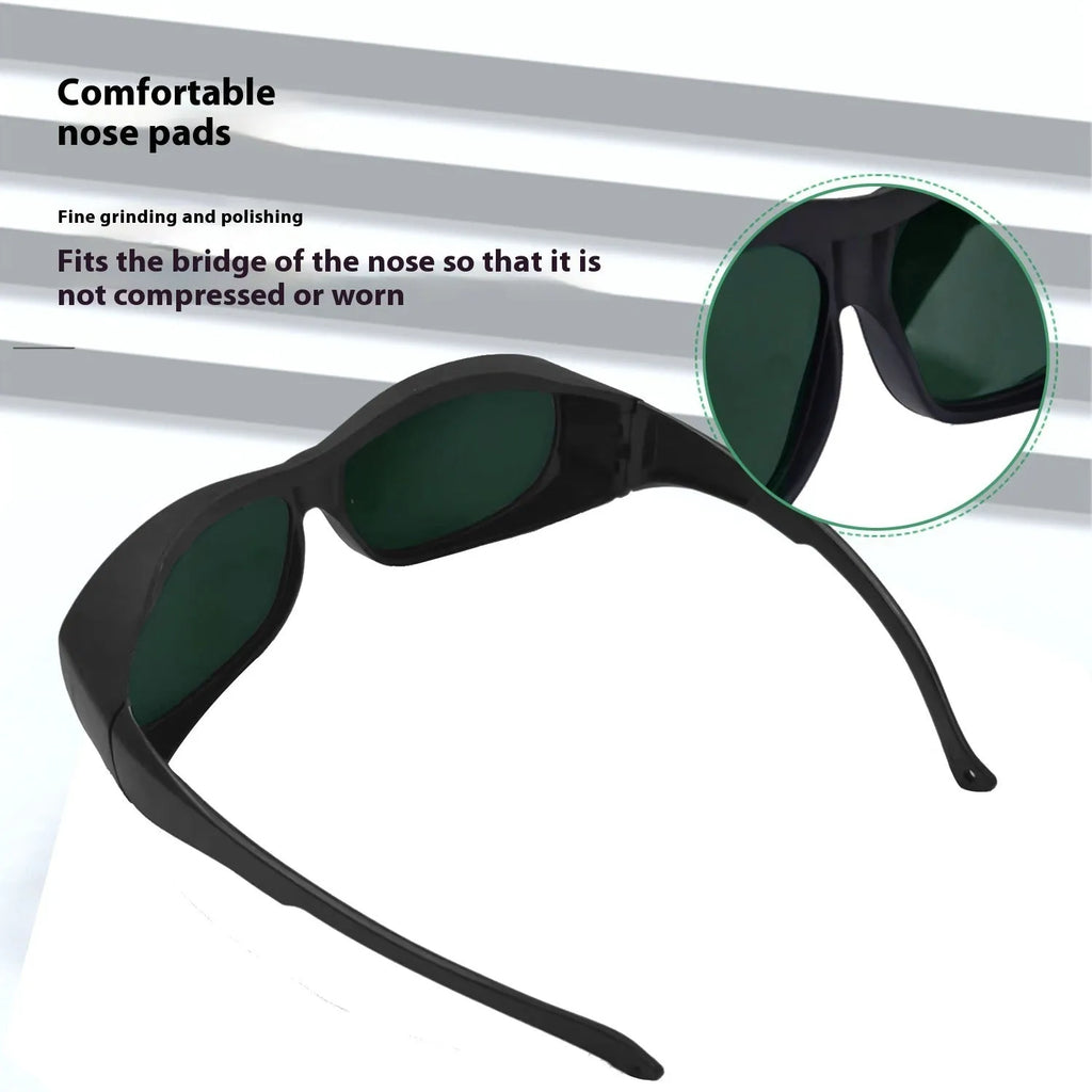 Photon skin rejuvenation laser protection goggles with 200-2000nm wavelength coverage