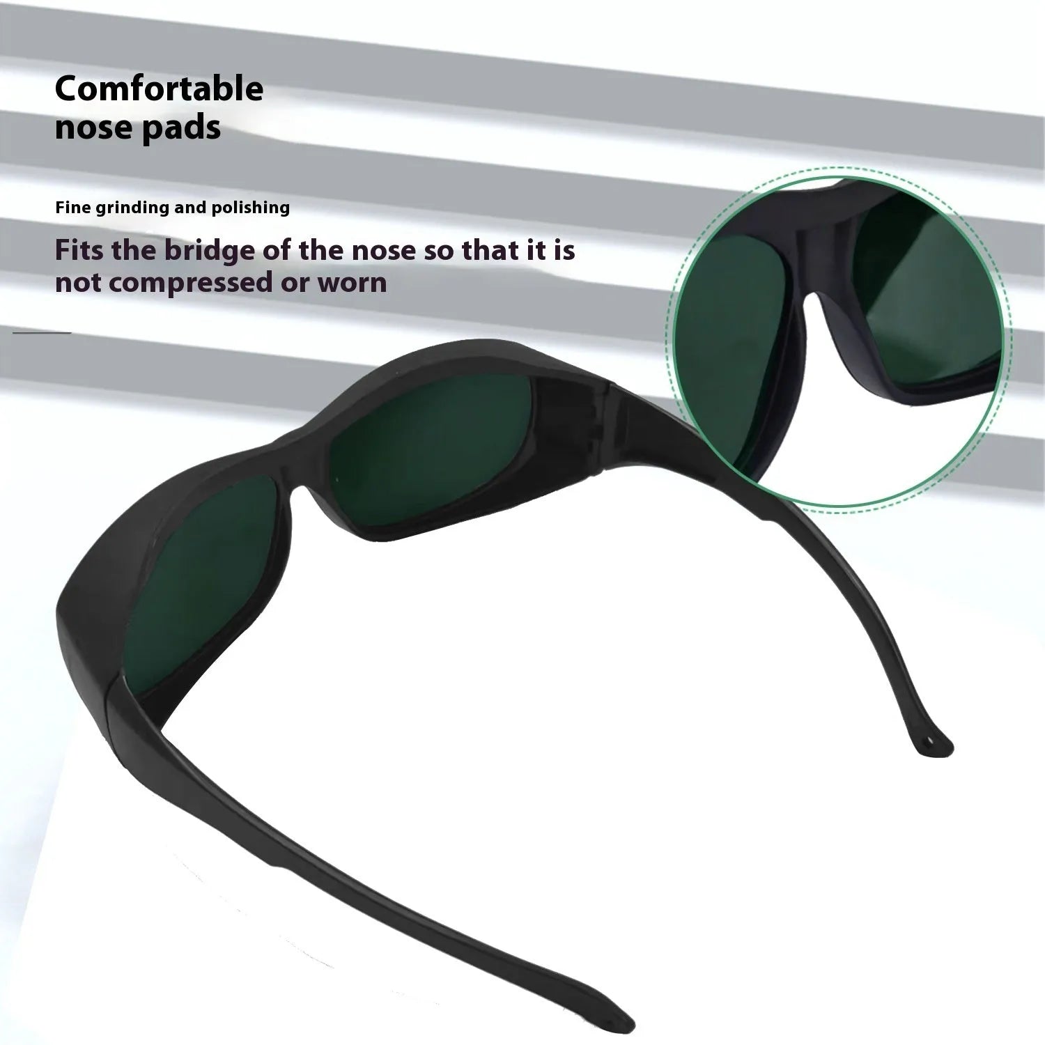 Photon skin rejuvenation laser protection goggles with 200-2000nm wavelength coverage