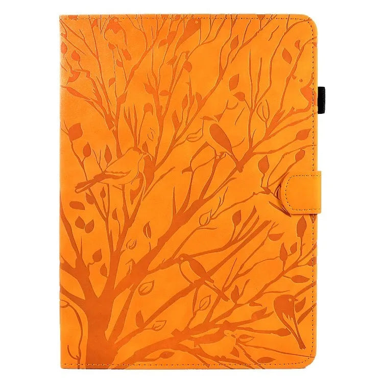 Pachira Macrocarpa imitation leather tablet protective case with integrated viewing bracket in black.