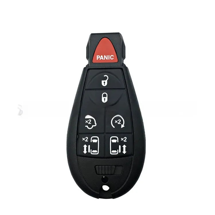 Dodge Chrysler smart key replacement shell with ABS brass construction measuring 85x42x15mm