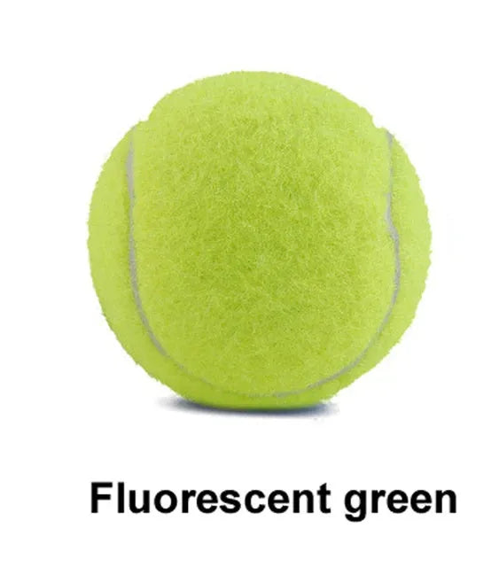 6.3cm bright coloured rubber dog tennis ball for bite-resistant fetch play