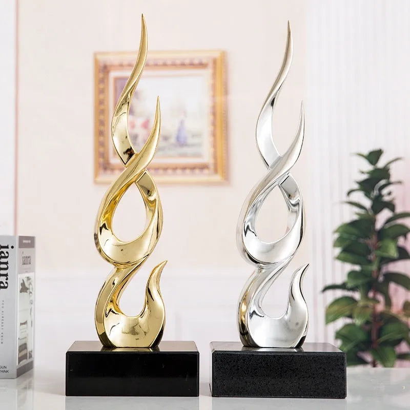 A handmade resin festival decoration ornament in a choice of bright gold, elegant silver, or transparent gradient colours.
