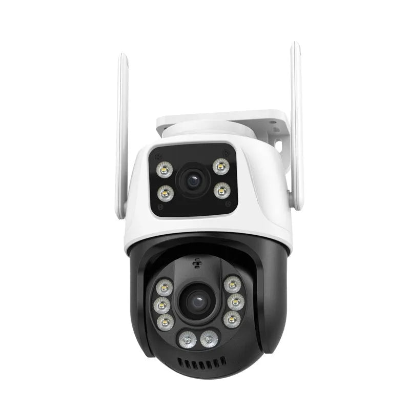 Outdoor dual screen wireless security surveillance camera with 3MP resolution