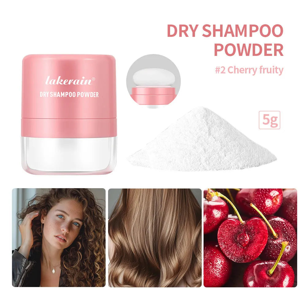 5g hair dry cleaning booster powder sachet with sponge headband mirror accessory