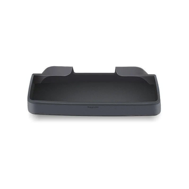 Black silicone glasses case mounted on Tesla Model 3 centre console