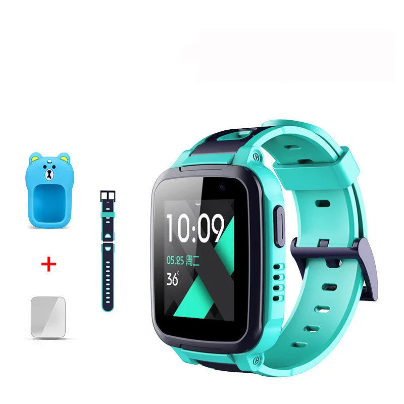 SE5 children's smart watch phone with GPS tracker, waterproof touch screen, and stainless steel wristband