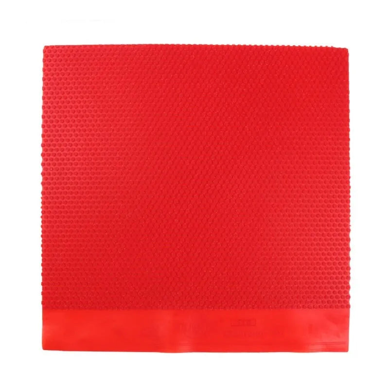 Table tennis small particle rubber sheet showing textured surface in black or red colour