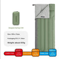 Four seasons camping sleeping bag with hollow cotton filler measuring 190x75cm