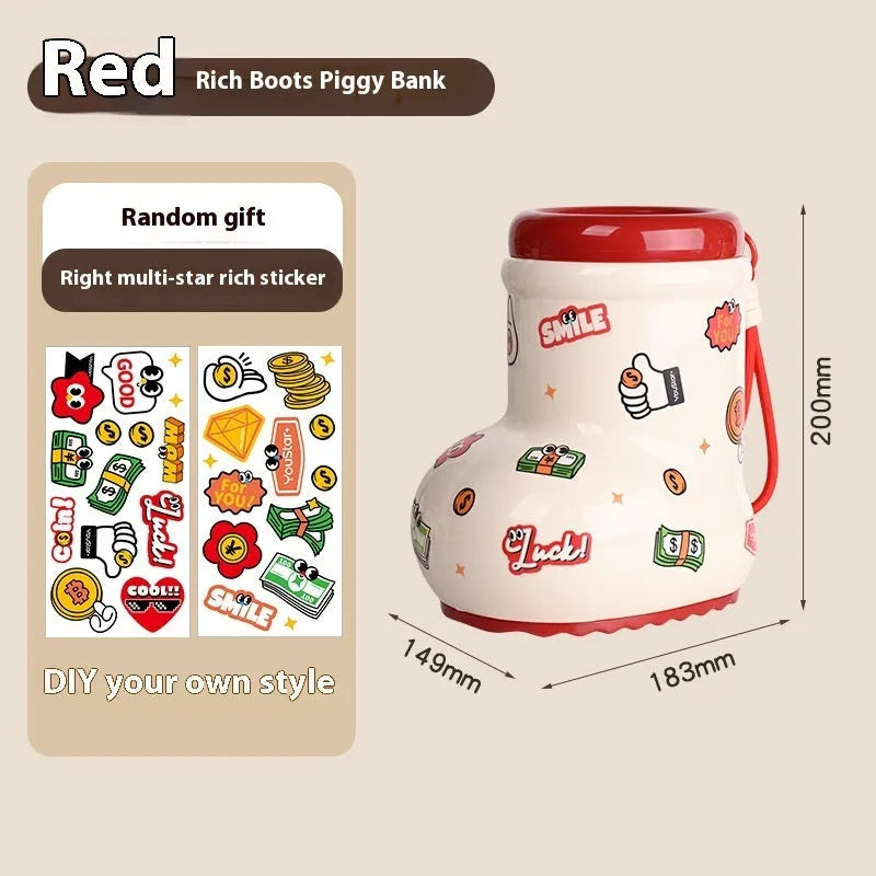 Cartoon design plastic desktop organiser with 2L capacity storage box and grid pattern for stationery organisation