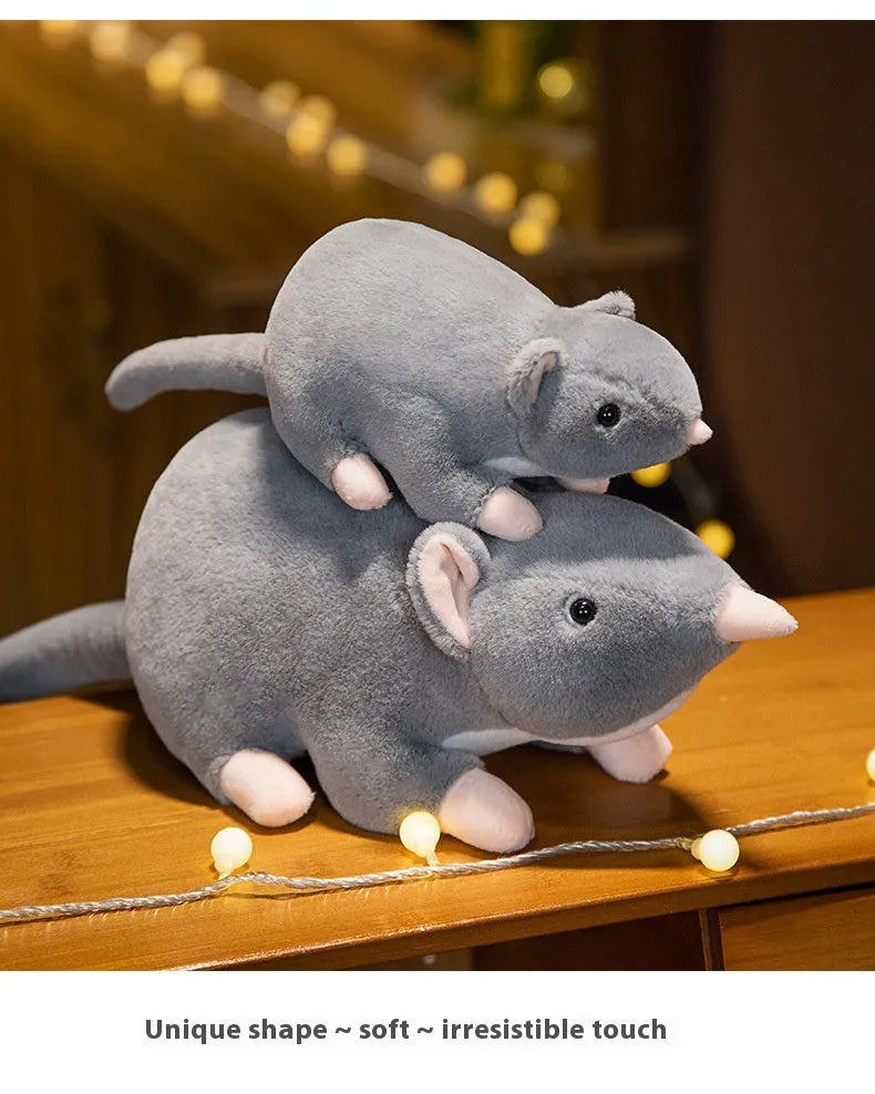 Cartoon mouse plush doll in 32cm, 50cm, or 100cm sizes for youth.
