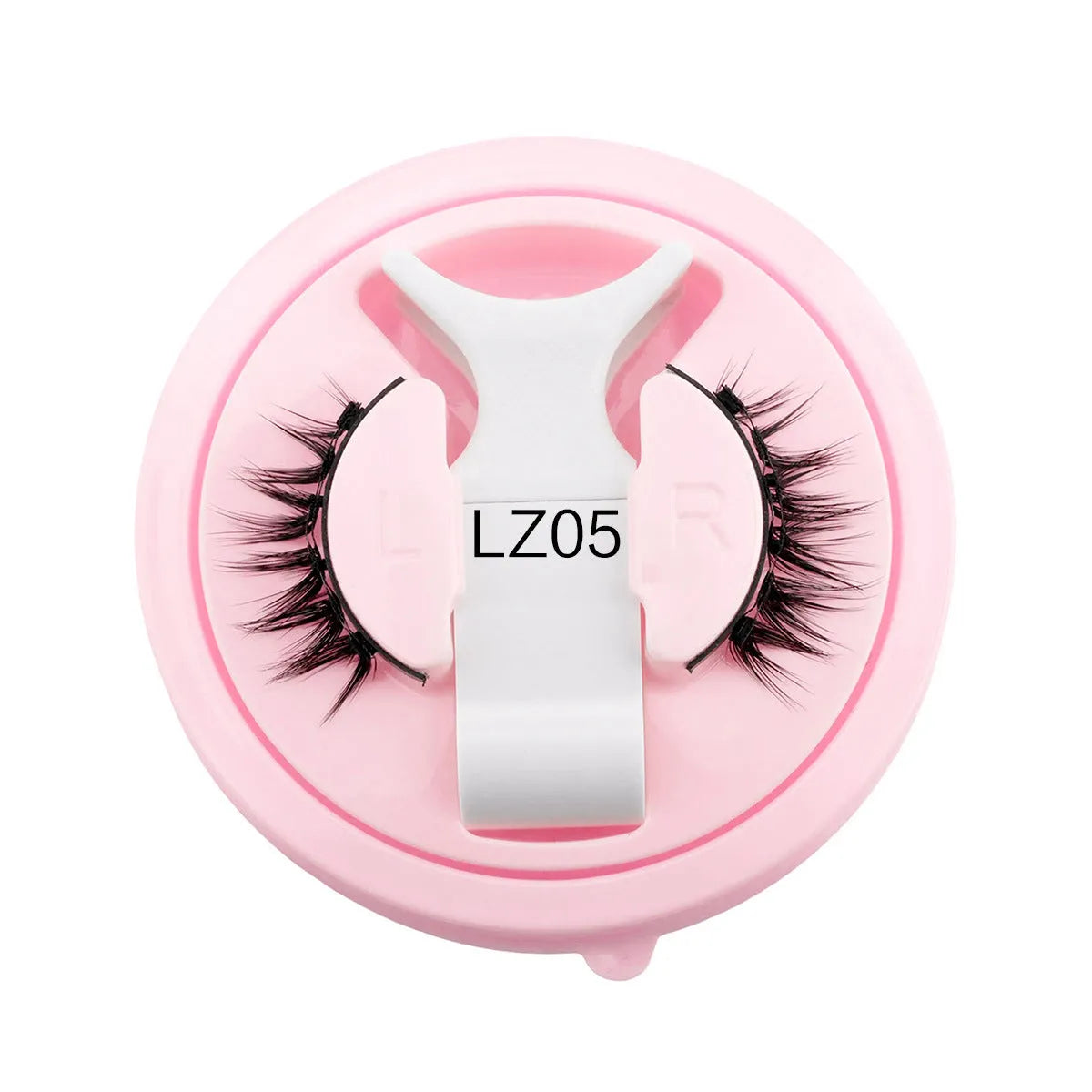 Reusable waterproof false eyelashes with glue-free adhesive in multiple style options