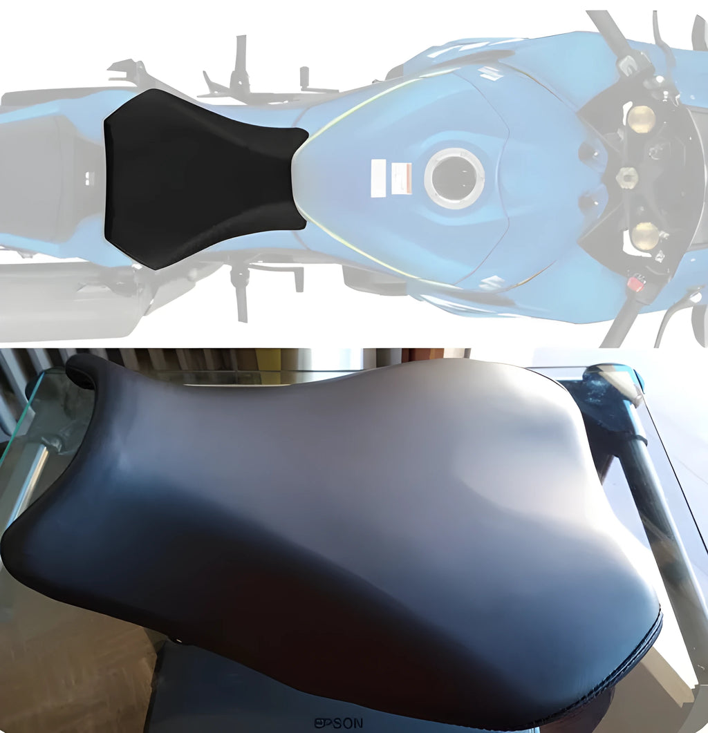 PU leather seat covers for Suzuki GSXR1000 motorcycle in L size.