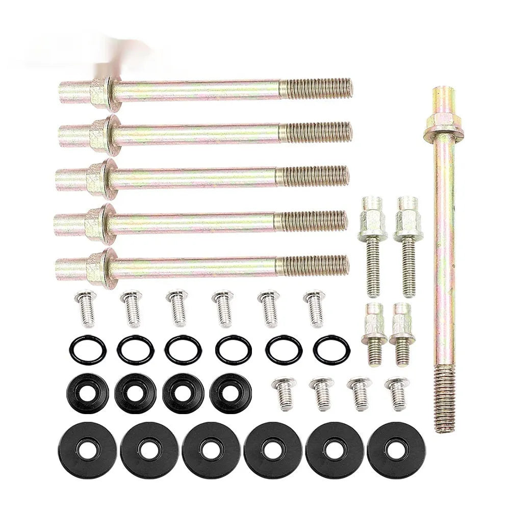 Honda Civic K Series DP019 aluminium engine gasket kit in silver, red, blue, and black colour options.