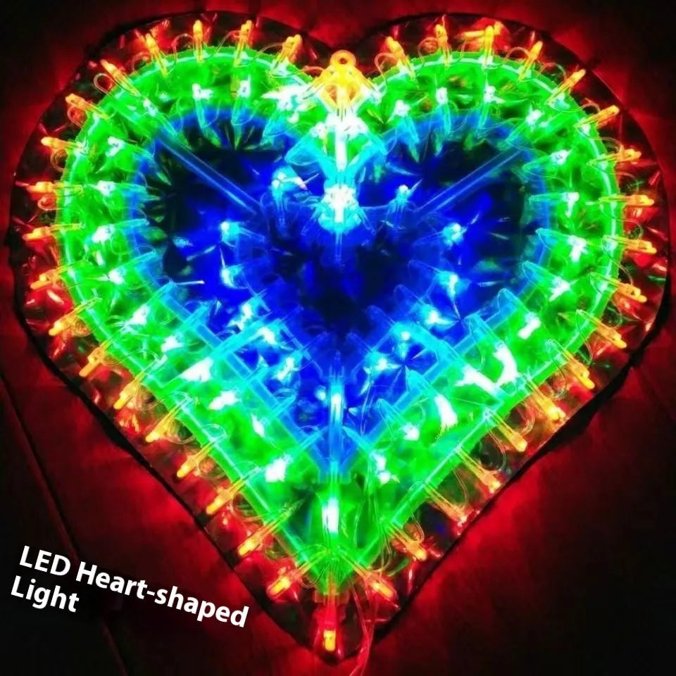 Christmas festival plug-in outdoor decorative string lights with colourful designs for holiday decoration