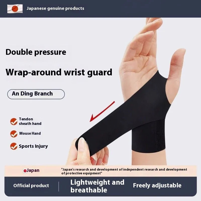 Adjustable athletic wristguards for sports wrist protection