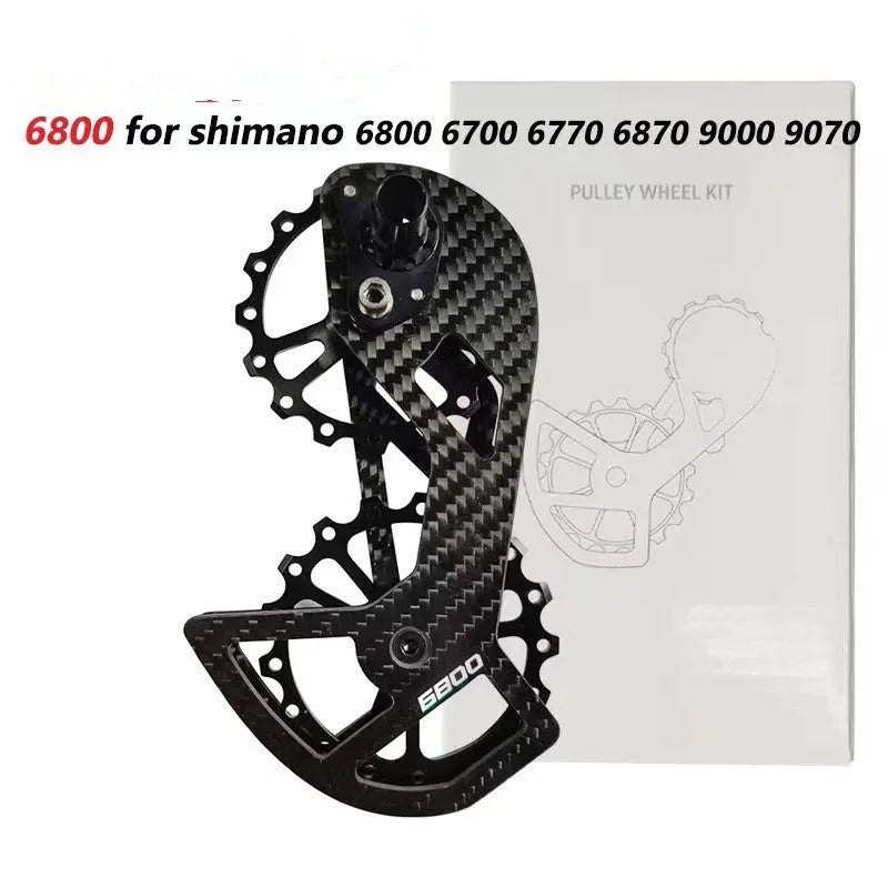 LTWOO 105 rear derailleur pulley with 13T and 18T jockey wheels for Shimano road bike groupsets