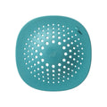 Square TPR floor drain for kitchen sink in 145mm size, dark grey colour