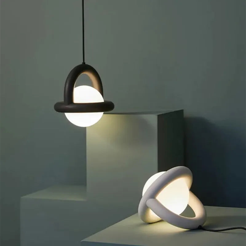 Danish designer pendant lamp in choice of colours with adjustable lighting for bedroom or living room