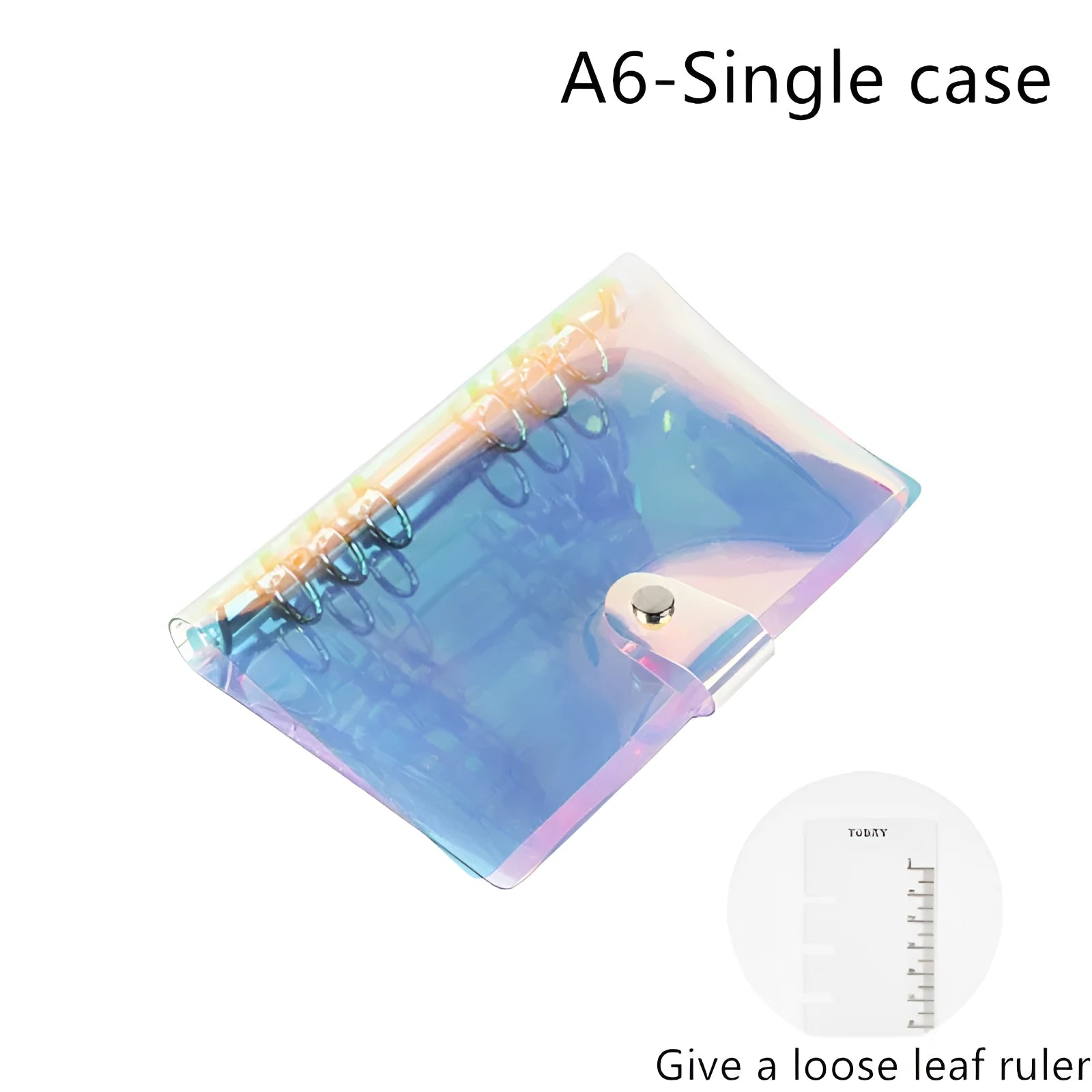 A5 A6 hand account notebook with binding loose-leaf system and cover shell in multiple colour options
