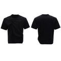 Men's loose fit grey cotton T-shirt with three-dimensional pleating detail on the front.