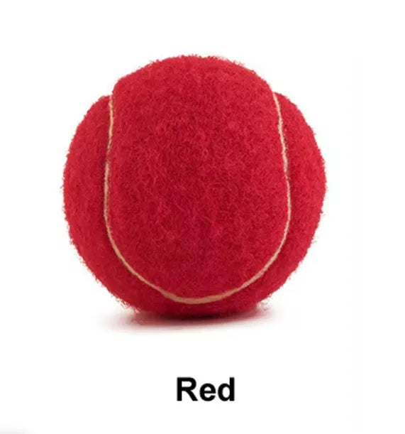 6.3cm bright coloured rubber dog tennis ball for bite-resistant fetch play