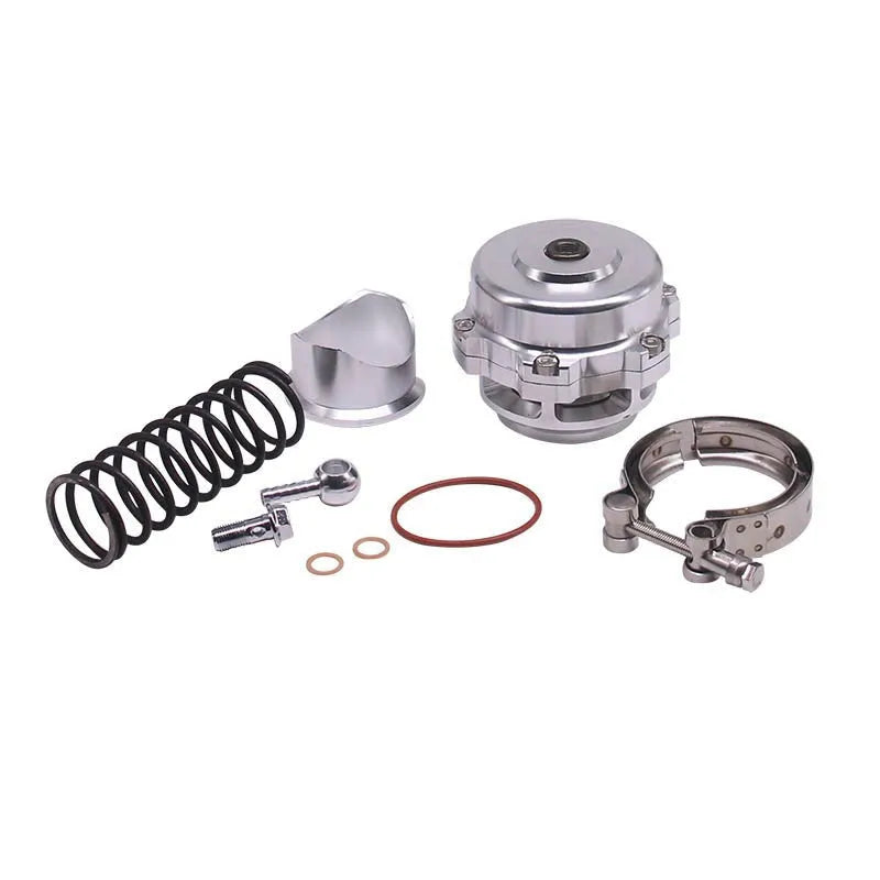50mm aluminium alloy turbo blowdown valve showing six colour options