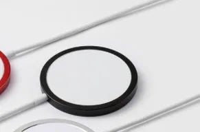 Magsafe magnetic wireless charger for iPhone 12 and 13 in silver, black, blue or red colours