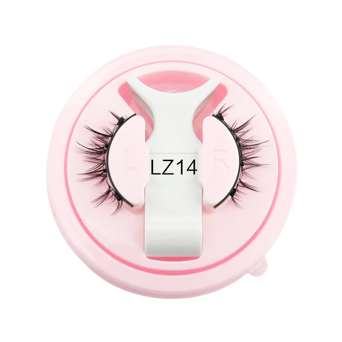 Reusable waterproof false eyelashes with glue-free adhesive in multiple style options