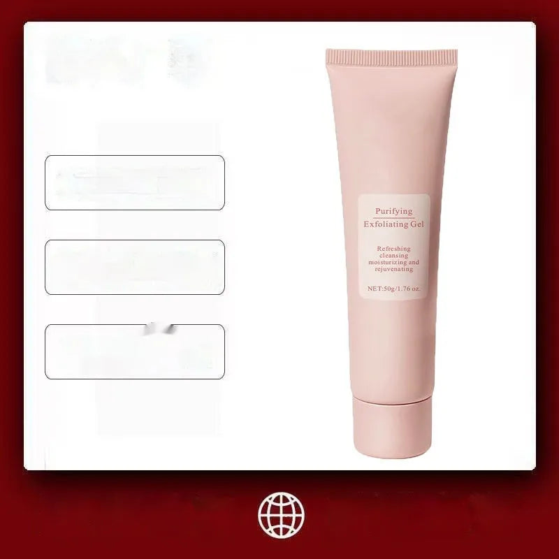 132g moisturising facial exfoliating gel scrub tube suitable for universal skin types