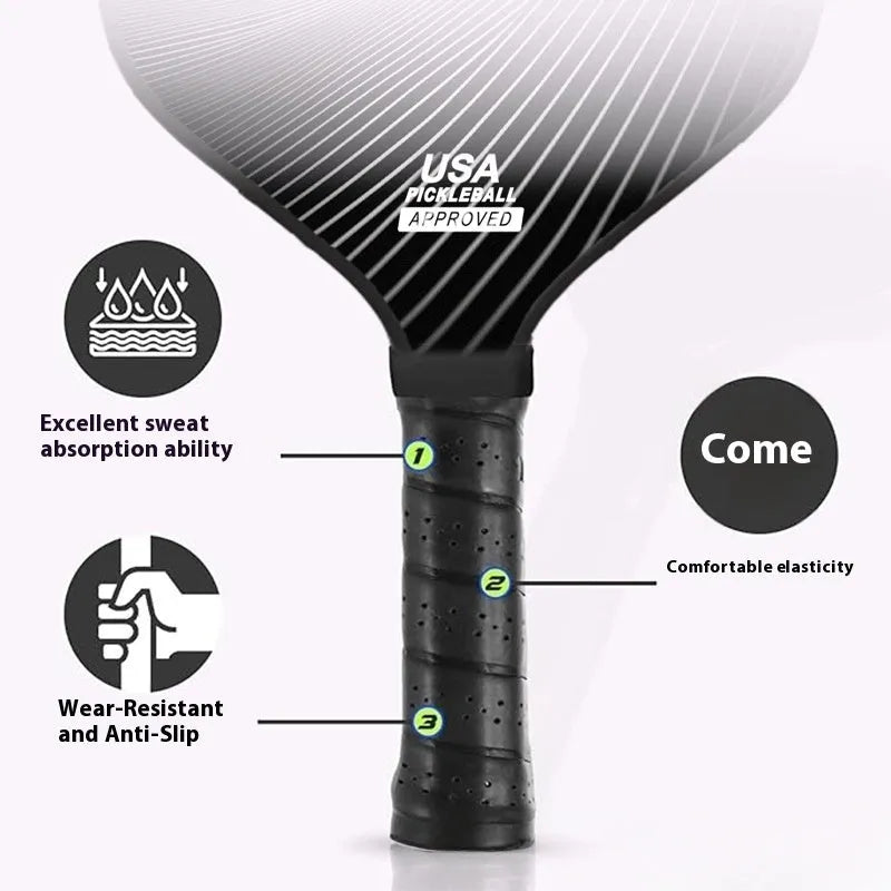 Peak racket grip tape with colour keel options including black ribbon, gray, green, pink, red, sky blue