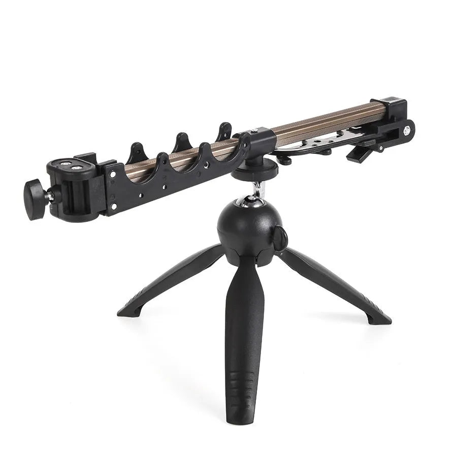 Aluminium alloy ice fishing triangle rod holder bracket or tripod on ice.