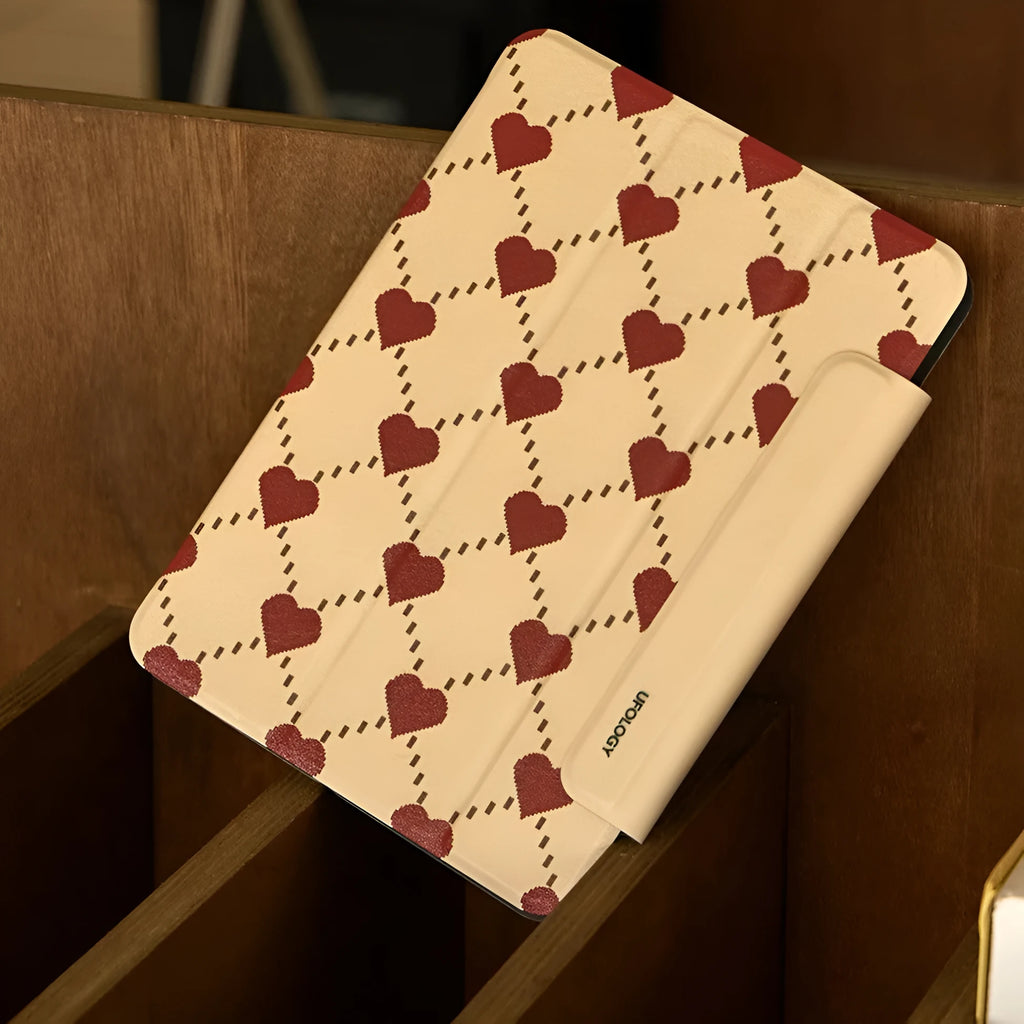 Magnetic iPad Air protective shell with flat plate double sided suction for Air 4 and Air 5 tablets