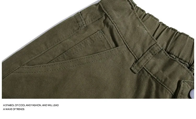 Women's workwear rivet cropped pants in wide-leg design showing apricot colour option with mid waist