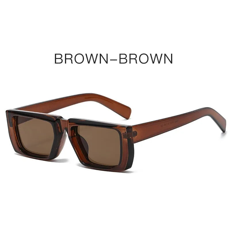 Y2K style UV400 sunglasses with full frame PC construction in multiple colour options