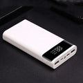 Digital display power bank DIY kit with LCD screen showing battery percentage