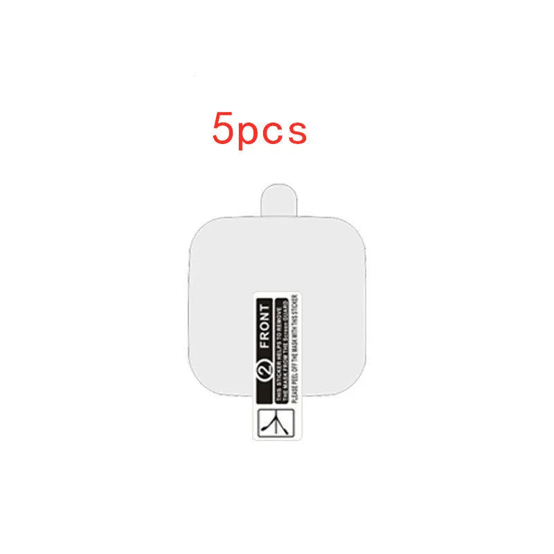 Amazfit Bip smartwatch with full screen TPU hydrogel protector showing anti-scratch properties