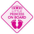Baby on board reflective car bumper sticker with PET material in ten different baby designs