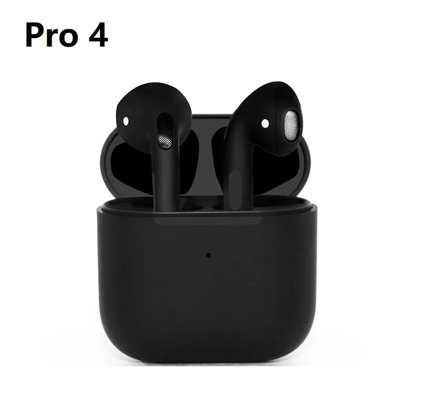 Pro4 White and Pro4 Black wireless in-ear sports Bluetooth headphones